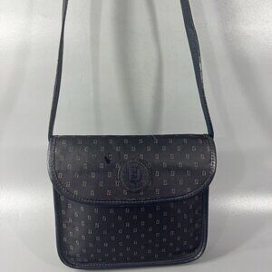Authentic Vintage Fendi Micro Momogram FF Blue Crossbody Bag